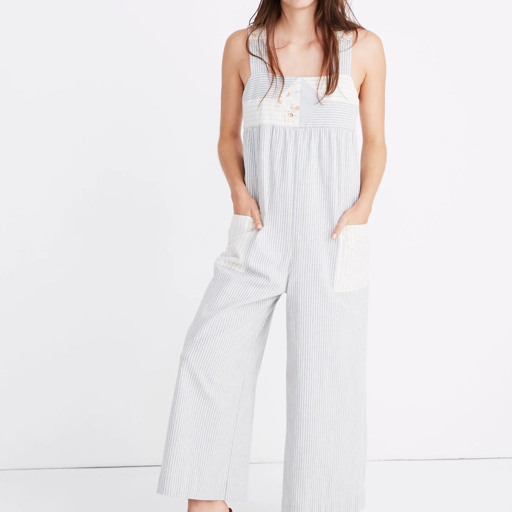 Madewell x The New Denim Project® Patchwork Jumpsuit